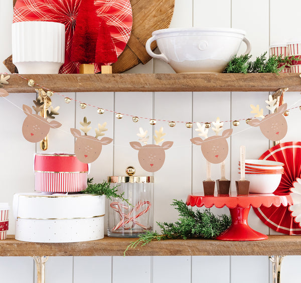 Reindeer / Bells Banner Set