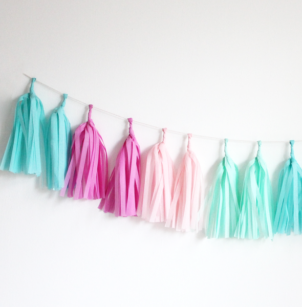 Candy Shoppe Tissue Tassel Garland Kit