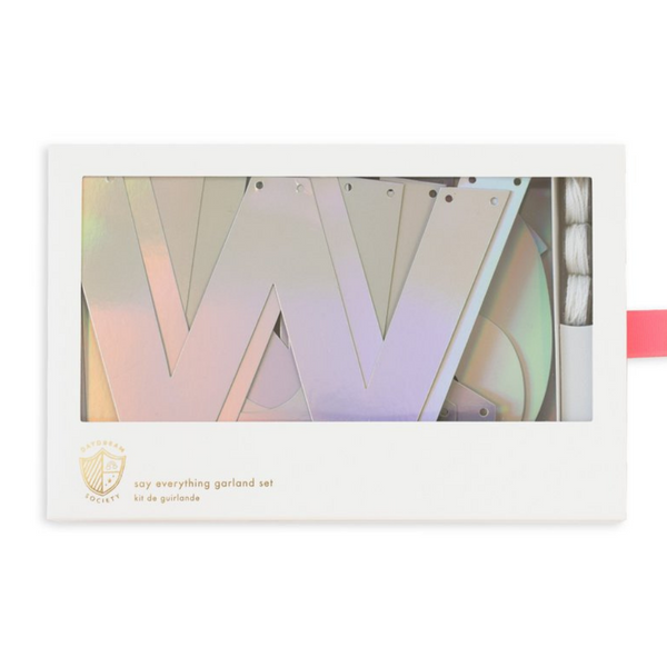 Holographic Say Everything Banner