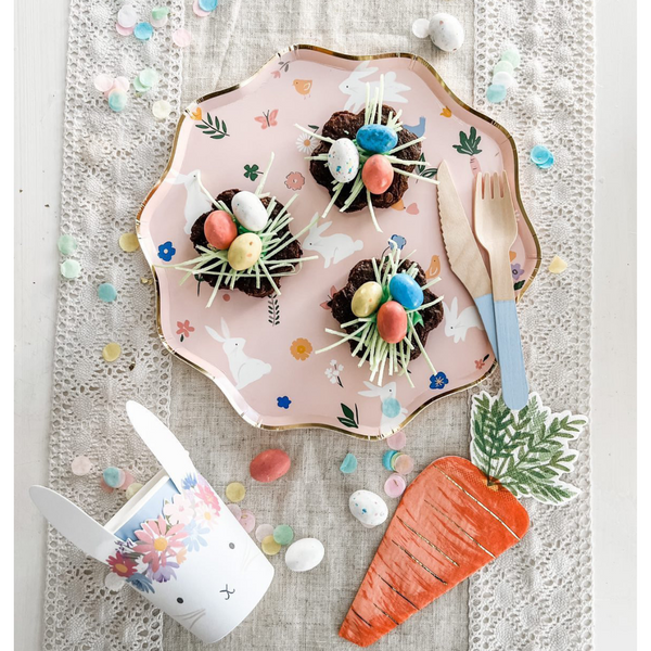 Spring Floral Bunny Cups