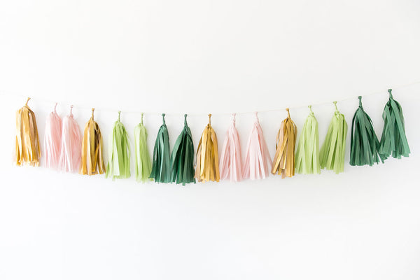 Frond Tissue Tassel Garland Kit