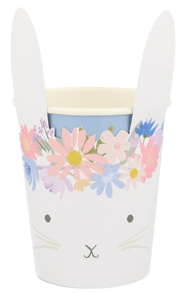 Spring Floral Bunny Cups