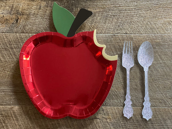 Silver Acrylic Forks