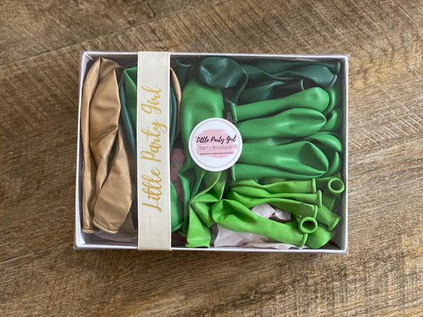 6' Green and Gold DIY Balloon Garland Kit