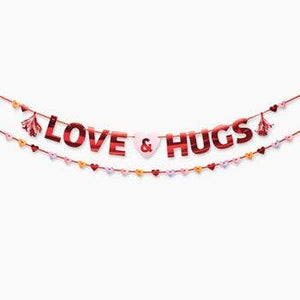 Valentine's Love and Hugs banner