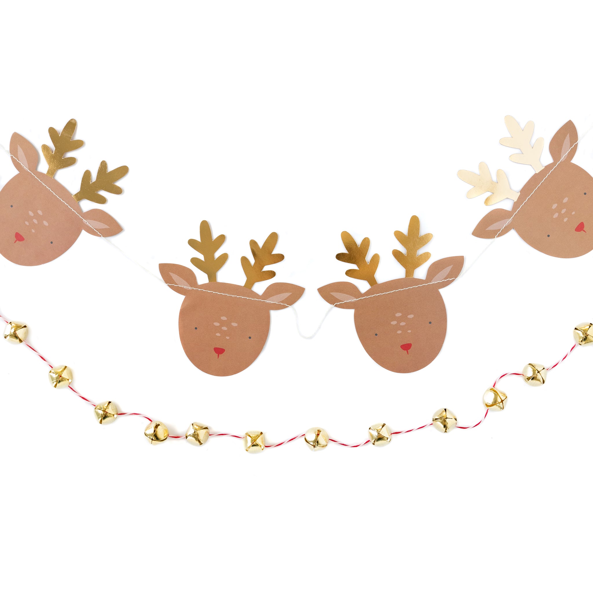 Reindeer / Bells Banner Set