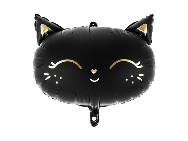 Black Cat Halloween Balloon
