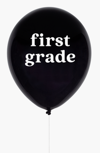 School Grade Balloon - Preschool thru 6th Grade