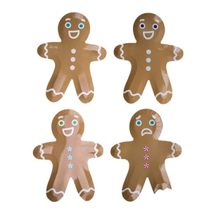 Gingerbread Men Plates
