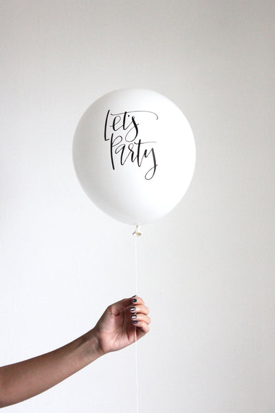 Let's Party Latex Balloons
