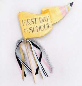 First Day of School Party Pennant